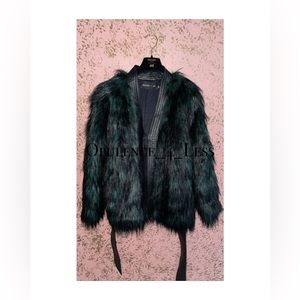 Balmain x H&M Faux Fur (Green & Black)